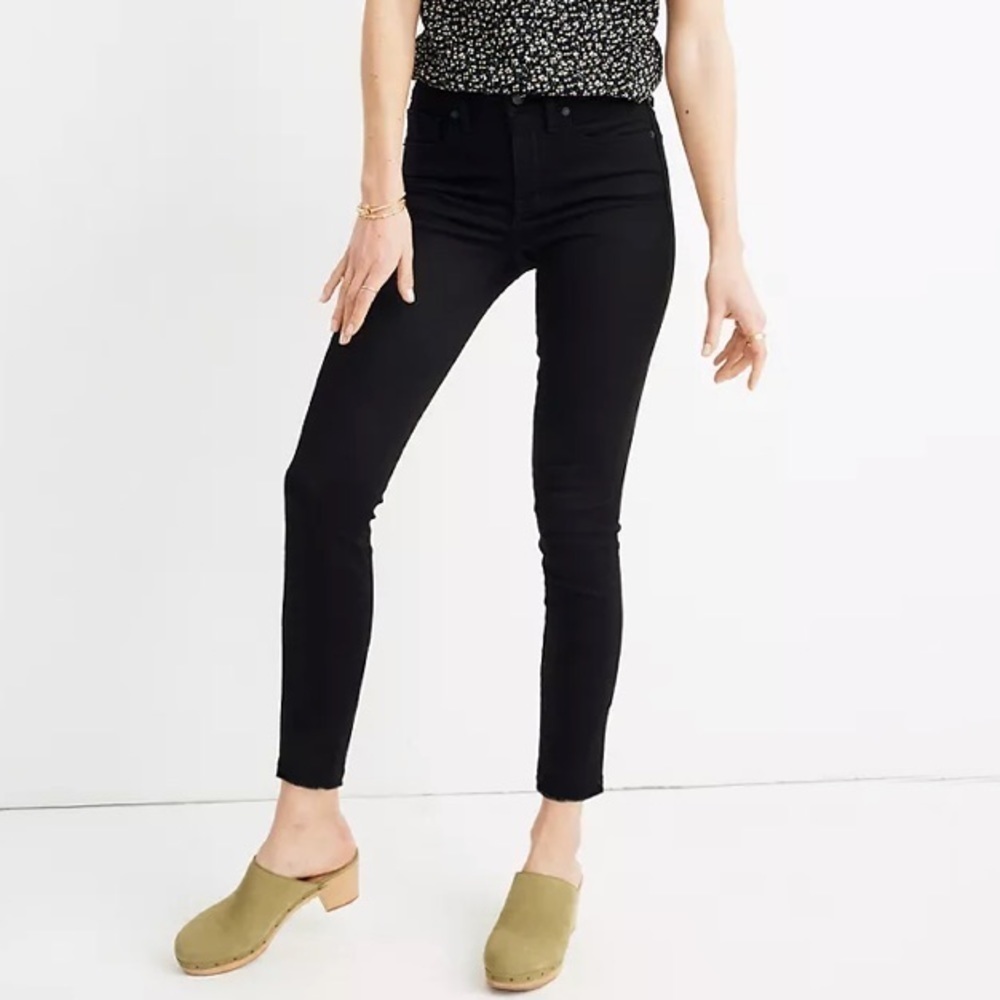 NWT Madewell 9” High Rise Skinny Crop Jean Raw Hem